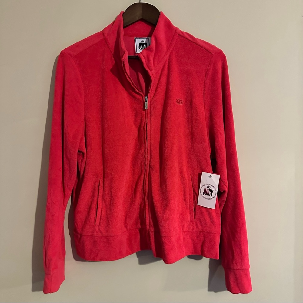 Juicy Couture Pink Terry Jacket NWT